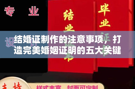 侯马结婚证制作的注意事项，打造完美婚姻证明的五大关键点