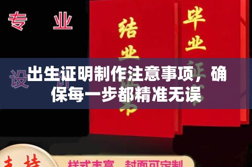 侯马出生证明制作注意事项，确保每一步都精准无误
